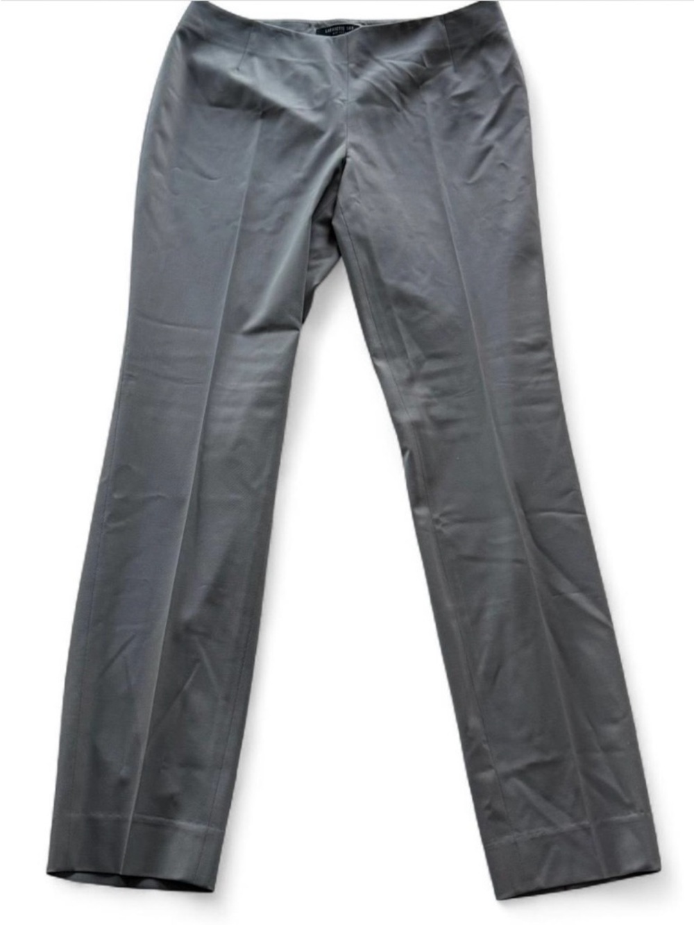 Lafayette 148 New York Bleecker Stretch-Wool Pants In Cobblestone, NWT (Size 6)